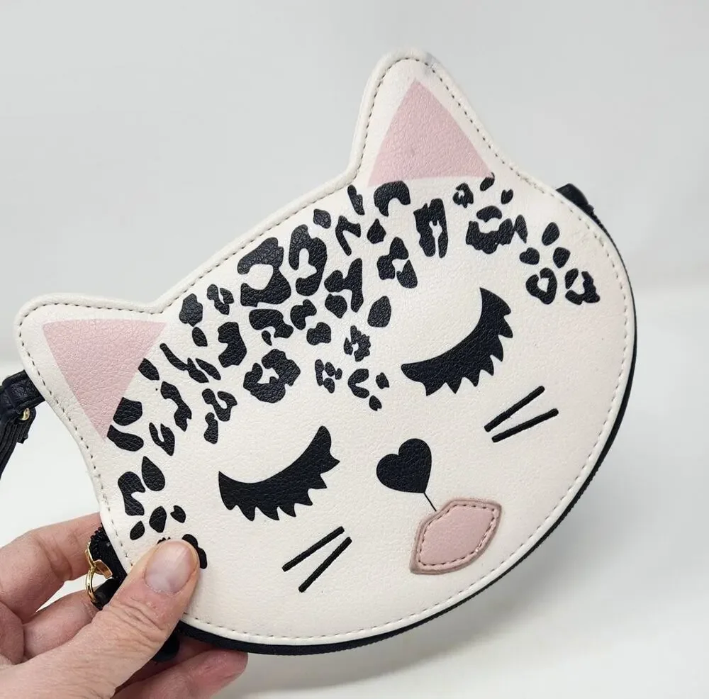 Luv Betsey Johnson | Cat | Leopard Wristlet Coin Purse | Credit Card Holder